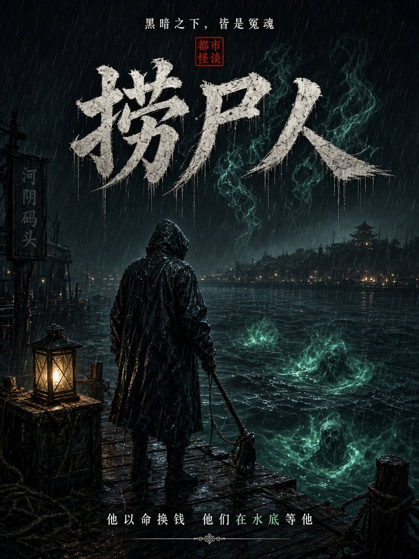 《捞尸人》AI主题封面